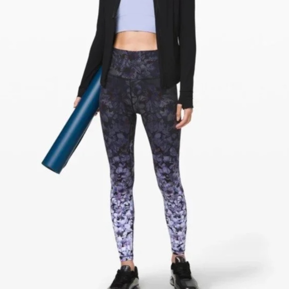 lululemon athletica Pants - LULULEMON  Align floral  Ombre leggings 28” sz 2